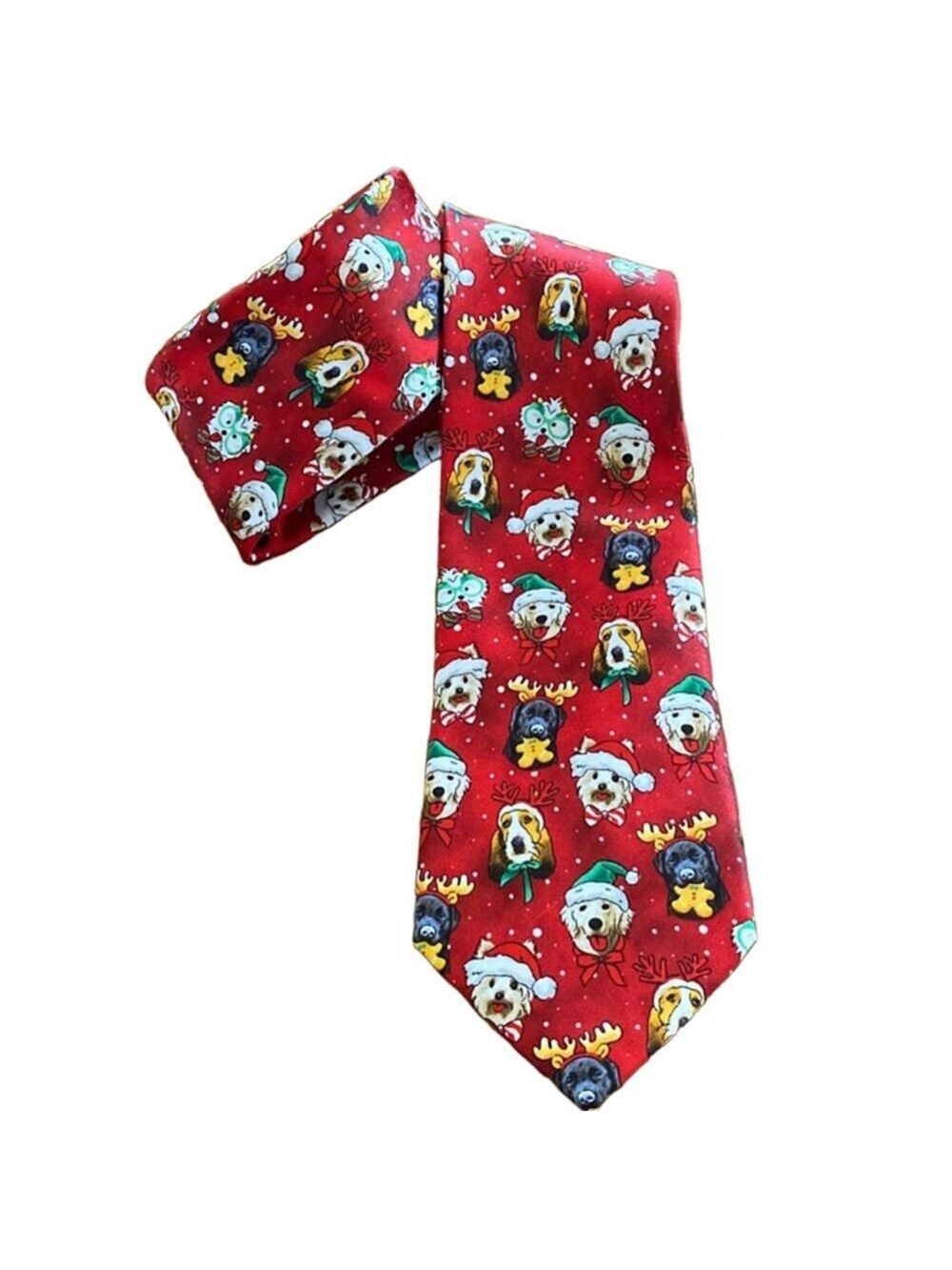 Men's Tie Tales Tie, Red, One Size